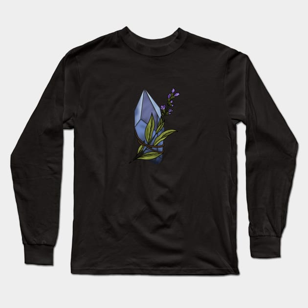 Crystal with sage Long Sleeve T-Shirt by NicoleHarvey